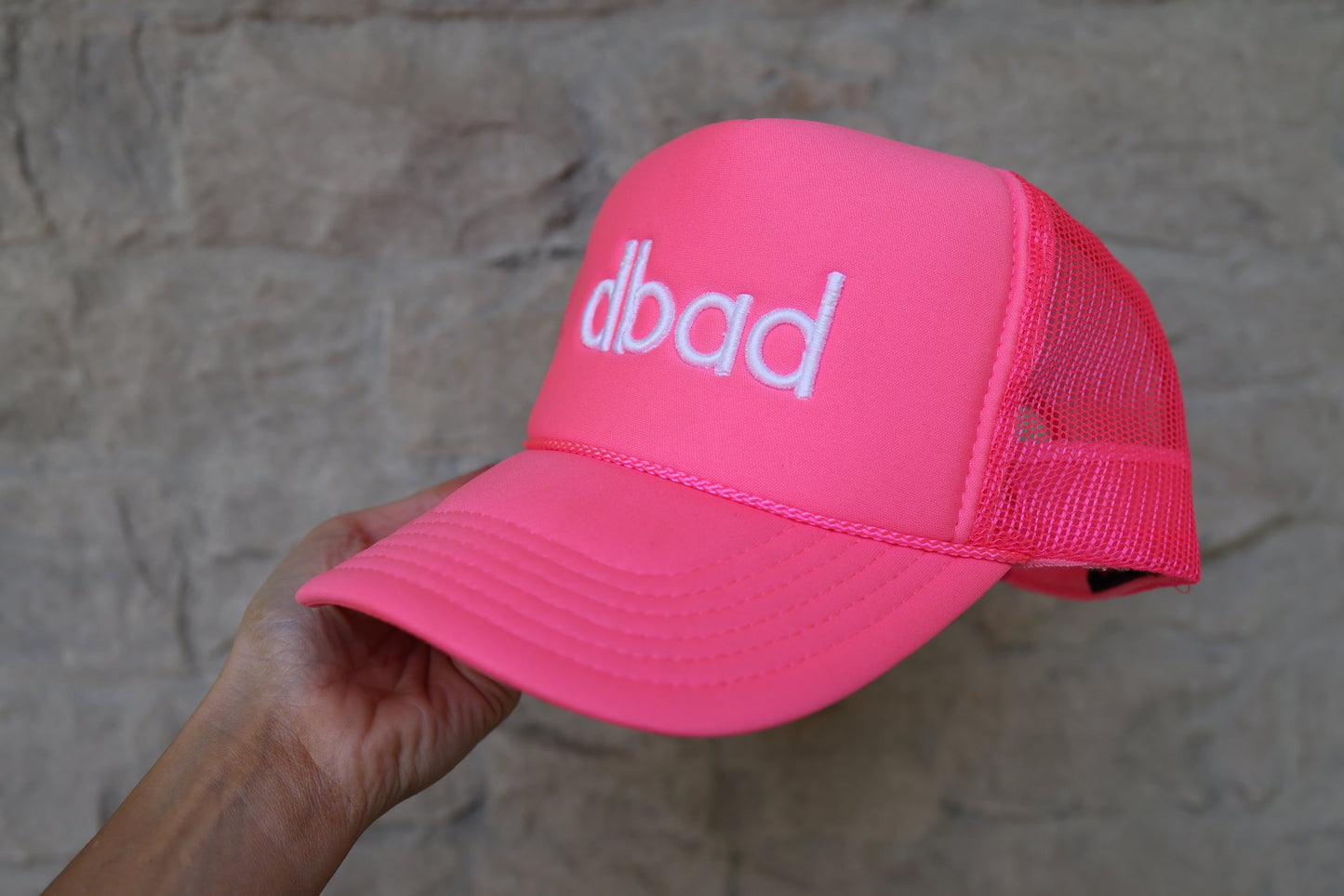 HOT PINK TRUCKER HAT