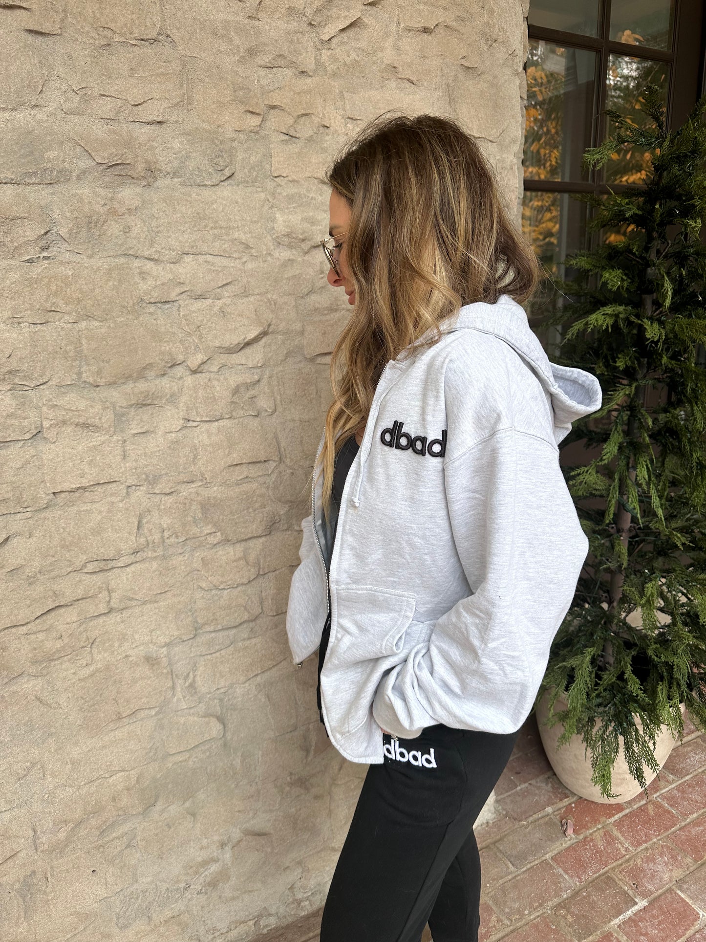 DBAD ZIP UP HOODIE