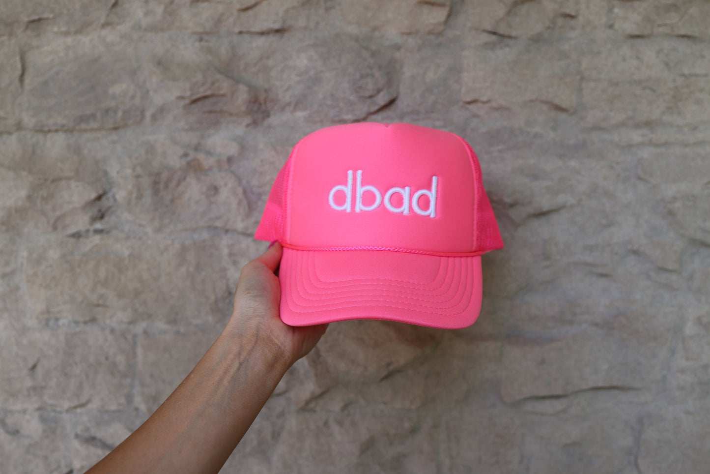 HOT PINK TRUCKER HAT