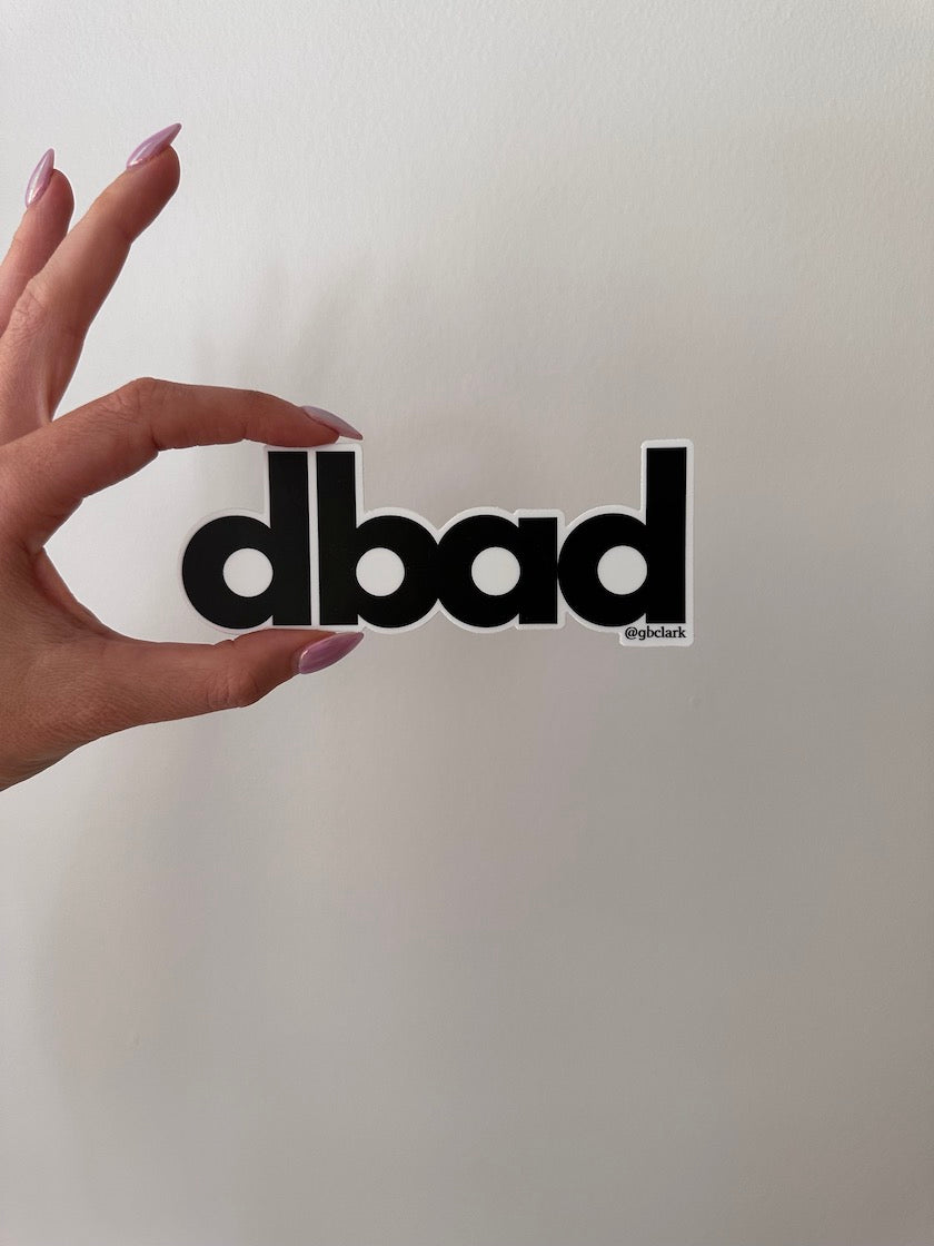 DBAD STICKERS